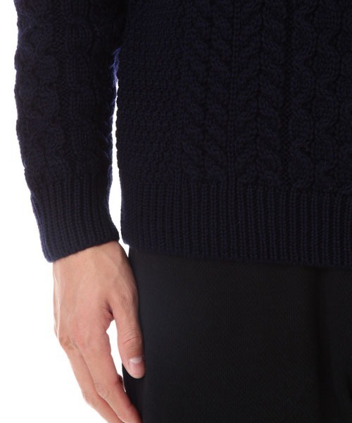 SUNSPEL（サンスペル）の「SUNSPEL / MEN’S MERINO WOOL（ニット/セーター・メンズ・アイボリー/ネイビー・LARGE/MEDIUM/SMALL）」の11枚目の写真