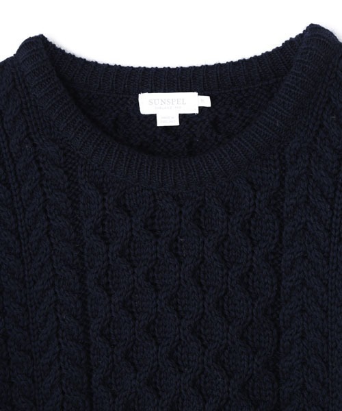 SUNSPEL（サンスペル）の「SUNSPEL / MEN’S MERINO WOOL（ニット/セーター・メンズ・アイボリー/ネイビー・LARGE/MEDIUM/SMALL）」の12枚目の写真