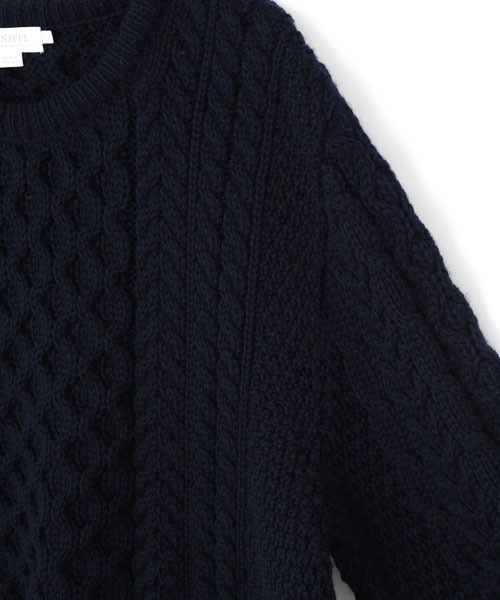SUNSPEL（サンスペル）の「SUNSPEL / MEN’S MERINO WOOL（ニット/セーター・メンズ・アイボリー/ネイビー・LARGE/MEDIUM/SMALL）」の13枚目の写真