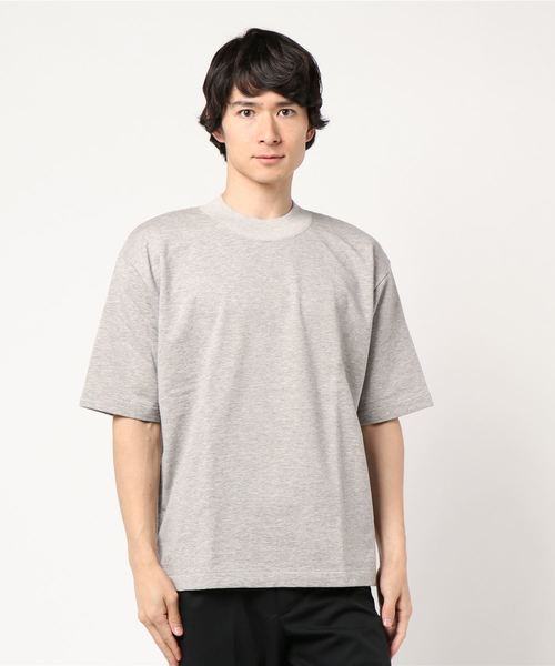 BATONER バトナー 22ss ウールT 長袖カットソー チャコール BATONER バトナー 24SS 32G CHOMA SMOOTH KNIT T-SHIRT ラミー