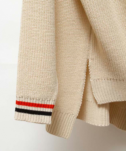 masterkey（マスターキー）の「mn1923-Feather ニット（ニット/セーター・メンズ・オフホワイト/カーキ/ブラック・0/1/2）」の13枚目の写真