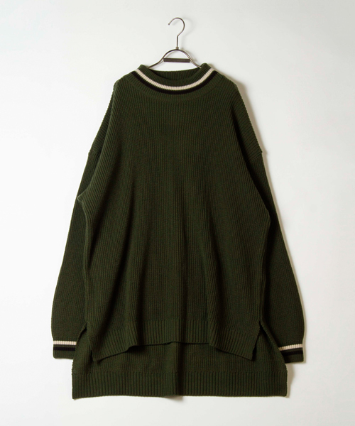 masterkey（マスターキー）の「mn1923-Feather ニット（ニット/セーター・メンズ・オフホワイト/カーキ/ブラック・0/1/2）」の7枚目の写真