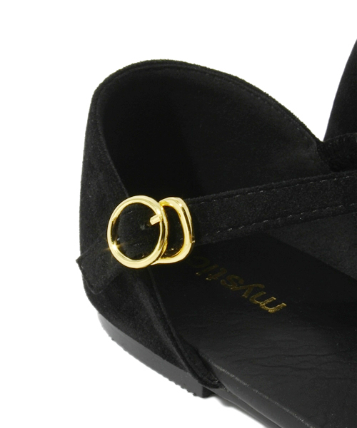 mystic（ミスティック）の「【mystic】 スタッズペタンコサンダル（サンダル・レディース・ブラック/ベージュ/ネイビー/キャメル・36/37/38）」の10枚目の写真