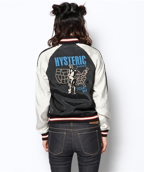 日本製 ヒステリックグラマー リバーシブル ベトジャン スカジャン FLAMING YOUTH刺繍 スカジャン|HYSTERIC GLAMOUR MEN | HYSTERIC