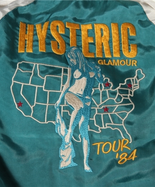HYSTERIC GLAMOUR（ヒステリックグラマー）の「HYS TOUR 84刺繍