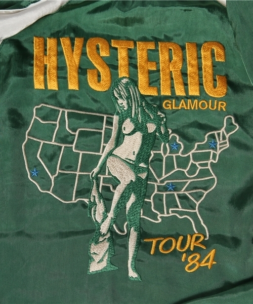 HYSTERIC GLAMOUR（ヒステリックグラマー）の「HYS TOUR 84刺繍