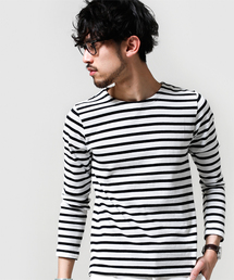 NANO universe | StandardバスクボーダーLS(Tシャツ/カットソー)