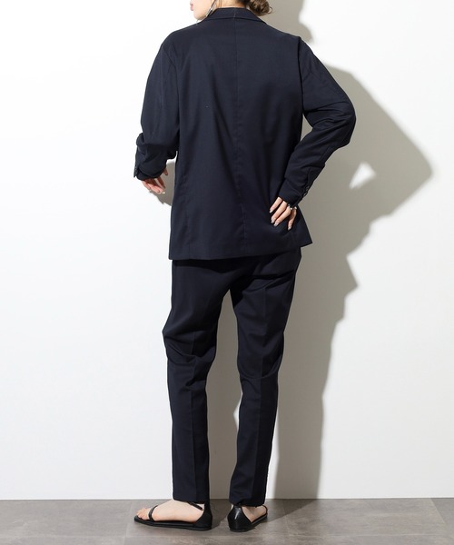 G9664*バビロン☆ダブルブレスト☆パンツ☆スーツ☆セットアップ☆黒☆36 Garageroom DOUBLE-BREASTED SUIT SETUP スーツセットアップ TR