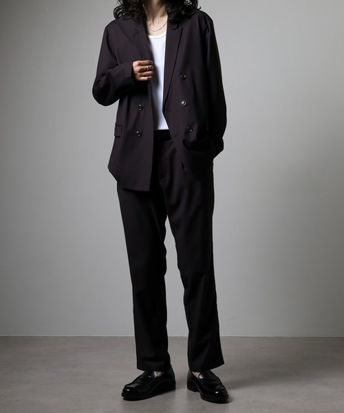 G9664*バビロン☆ダブルブレスト☆パンツ☆スーツ☆セットアップ☆黒☆36 楽天市場】パンツスーツ セットアップ 全3色 2点セット 黒 紺