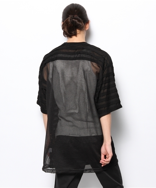 MIDWEST(ミッドウエスト)の「VINTI ANDREWS △切替Tシャツ(Tシャツ/カットソー・メンズ・ブラック・MEDIUM)」の5枚目の写真