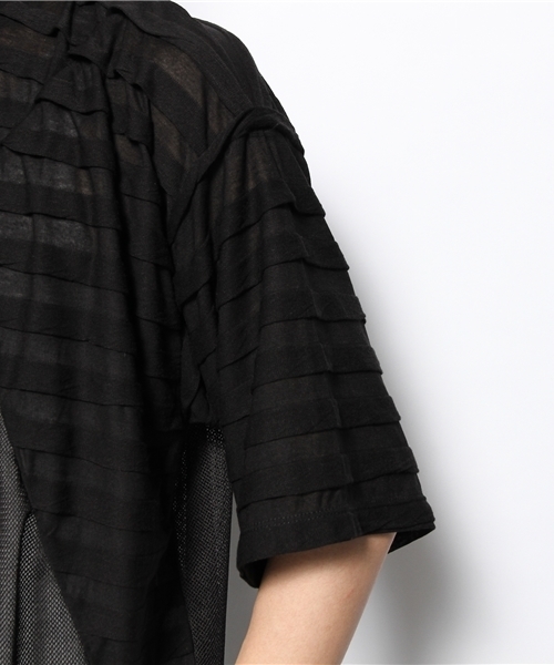 MIDWEST(ミッドウエスト)の「VINTI ANDREWS △切替Tシャツ(Tシャツ/カットソー・メンズ・ブラック・MEDIUM)」の3枚目の写真