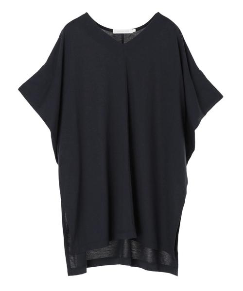 AMERICAN HOLIC（アメリカンホリック）の「MVSVネックドレープカットプルオーバー＊（Tシャツ/カットソー・レディース・ネイビー/グレー/グレー系その他2/ブラウン・M/L）」の14枚目の写真