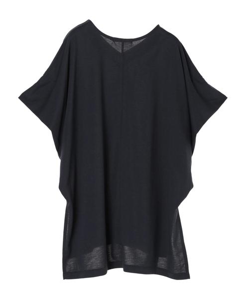 AMERICAN HOLIC（アメリカンホリック）の「MVSVネックドレープカットプルオーバー＊（Tシャツ/カットソー・レディース・ネイビー/グレー/グレー系その他2/ブラウン・M/L）」の19枚目の写真