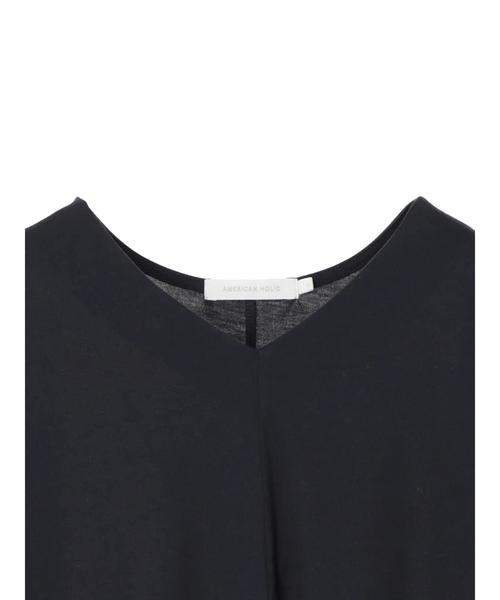 AMERICAN HOLIC（アメリカンホリック）の「MVSVネックドレープカットプルオーバー＊（Tシャツ/カットソー・レディース・ネイビー/グレー/グレー系その他2/ブラウン・M/L）」の20枚目の写真