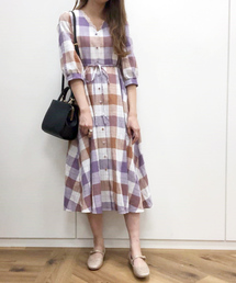 Heather | フレアロングワンピース　853984(ワンピース)