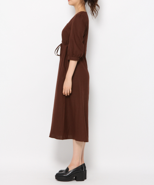 Heather（ヘザー）の「フレアロングワンピース　853984（ワンピース・レディース・ブラウン系その他/ブルー系その他/ピンク系その他・FREE）」の7枚目の写真