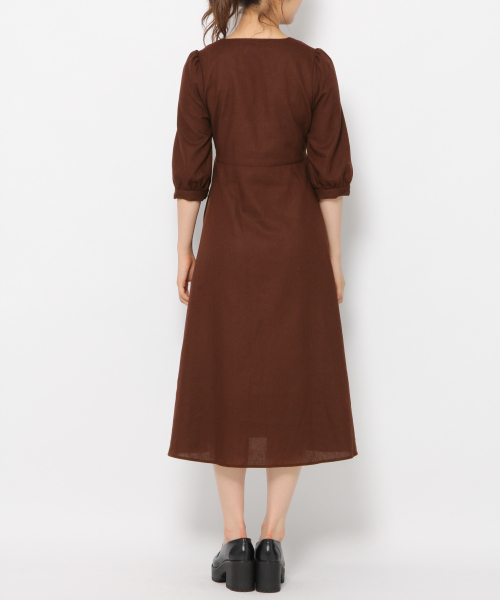 Heather（ヘザー）の「フレアロングワンピース　853984（ワンピース・レディース・ブラウン系その他/ブルー系その他/ピンク系その他・FREE）」の8枚目の写真