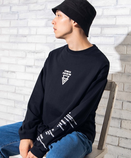 WEGO(ウィゴー)の「WEGO/シートプリントBIGロンT(Tシャツ/カットソー・メンズ・パープル/ホワイト/ブラック/カーキ/マスタード/ホワイト系その他・LARGE/MEDIUM)」の4枚目の写真