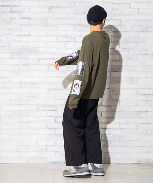 WEGO(ウィゴー)の「WEGO/シートプリントBIGロンT(Tシャツ/カットソー・メンズ・パープル/ホワイト/ブラック/カーキ/マスタード/ホワイト系その他・LARGE/MEDIUM)」の22枚目の写真