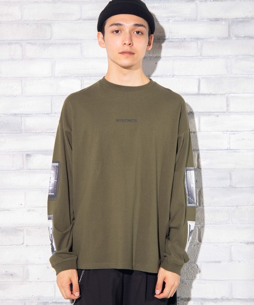 WEGO(ウィゴー)の「WEGO/シートプリントBIGロンT(Tシャツ/カットソー・メンズ・パープル/ホワイト/ブラック/カーキ/マスタード/ホワイト系その他・LARGE/MEDIUM)」の16枚目の写真