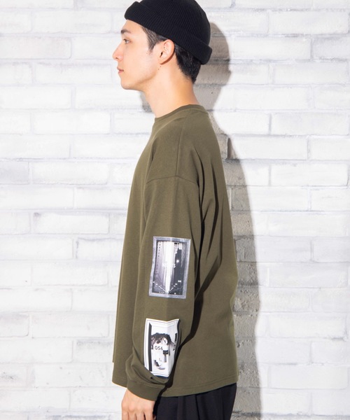 WEGO(ウィゴー)の「WEGO/シートプリントBIGロンT(Tシャツ/カットソー・メンズ・パープル/ホワイト/ブラック/カーキ/マスタード/ホワイト系その他・LARGE/MEDIUM)」の15枚目の写真