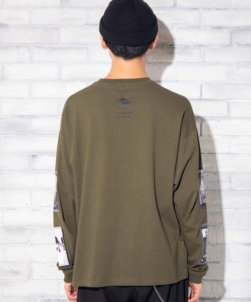WEGO(ウィゴー)の「WEGO/シートプリントBIGロンT(Tシャツ/カットソー・メンズ・パープル/ホワイト/ブラック/カーキ/マスタード/ホワイト系その他・LARGE/MEDIUM)」の14枚目の写真