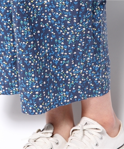 BEAMS BOY(ビームスボーイ)の「○BEAMS BOY / ドット・フラワー イージーパンツ **(その他パンツ・レディース・ブラック/クリーム/インディゴブルー/ネイビー・ONE SIZE)」の14枚目の写真