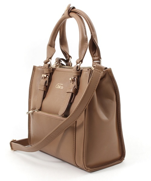 Chico(チコ)の「2WAYBAG(ショルダーバッグ・レディース・ブラック/ブラウン/ホワイト・FREE)」の1枚目の写真