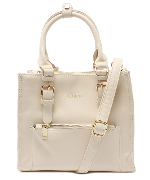 Chico(チコ)の「2WAYBAG(ショルダーバッグ・レディース・ブラック/ブラウン/ホワイト・FREE)」の2枚目の写真