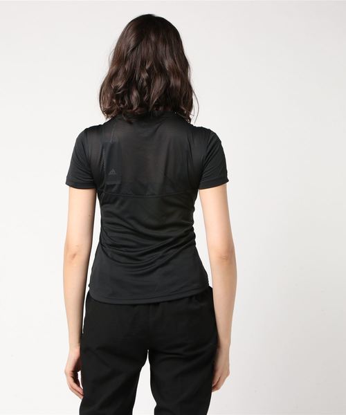 adidas(アディダス)の「アディダス adidas RESPONSE TシャツW(Tシャツ/カットソー・レディース・ブラック・S/M/L)」の3枚目の写真