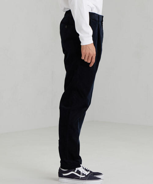 green label relaxing（グリーンレーベルリラクシング）の「CM CI コーデュロイ 1プリーツ ユーティリティーパンツ テーパード＜機能性 / ストレッチ＞（その他パンツ・メンズ・ブラック/ネイビー/その他1/ダークブラウン・SMALL/X-LARGE/LARGE/MEDIUM）」の22枚目の写真