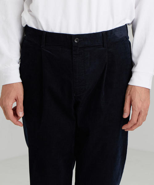 green label relaxing（グリーンレーベルリラクシング）の「CM CI コーデュロイ 1プリーツ ユーティリティーパンツ テーパード＜機能性 / ストレッチ＞（その他パンツ・メンズ・ブラック/ネイビー/その他1/ダークブラウン・SMALL/X-LARGE/LARGE/MEDIUM）」の20枚目の写真