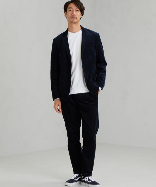 green label relaxing（グリーンレーベルリラクシング）の「CM CI コーデュロイ 1プリーツ ユーティリティーパンツ テーパード＜機能性 / ストレッチ＞（その他パンツ・メンズ・ブラック/ネイビー/その他1/ダークブラウン・SMALL/X-LARGE/LARGE/MEDIUM）」の14枚目の写真