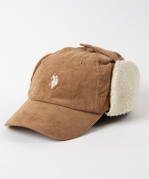 U.S. POLO ASSN.（ユーエスポロアッスン）の「∴WEGO/U.S. POLO ASSN.別注ドックイヤーキャップ（キャップ・レディース・ブラウン/ベージュ/ブラック/カーキ・FREE）」の10枚目の写真