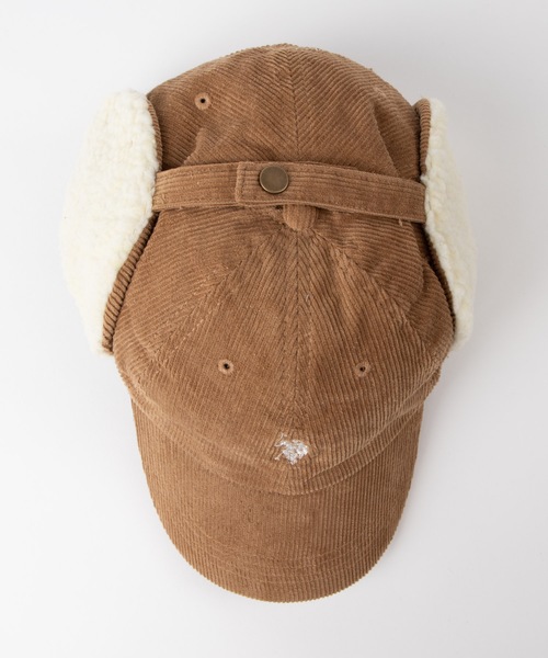 U.S. POLO ASSN.（ユーエスポロアッスン）の「∴WEGO/U.S. POLO ASSN.別注ドックイヤーキャップ（キャップ・レディース・ブラウン/ベージュ/ブラック/カーキ・FREE）」の16枚目の写真