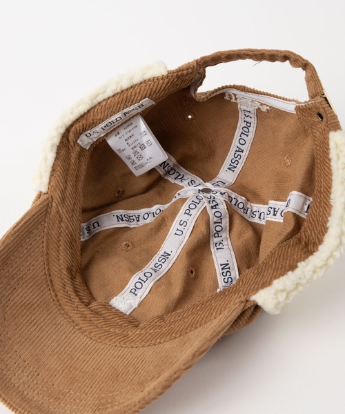 U.S. POLO ASSN.（ユーエスポロアッスン）の「∴WEGO/U.S. POLO ASSN.別注ドックイヤーキャップ（キャップ・レディース・ブラウン/ベージュ/ブラック/カーキ・FREE）」の22枚目の写真