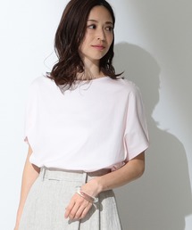 ATON / スビンコットン キャップスリーブ Tシャツ