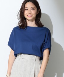 ATON / スビンコットン キャップスリーブ Tシャツ