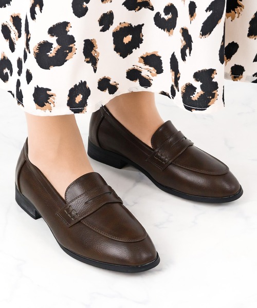 みんみん　Mollini モリーニ　ローファー　ブラウン37 23.5 Mollini モリーニ ローファー シューズ ブラウン 茶色 37 23.5