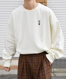 kutir | ブルドック刺繍裏起毛スウェット(Tシャツ/カットソー)