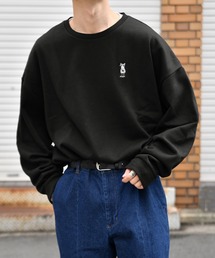 kutir | ブルドック刺繍裏起毛スウェット(Tシャツ/カットソー)