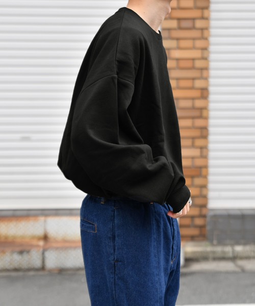 kutir(クティール)の「ブルドック刺繍裏起毛スウェット(Tシャツ/カットソー・メンズ・ブラック/ライトブルー/オフホワイト・LARGE/MEDIUM)」の7枚目の写真