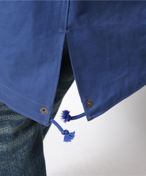 BEAMS BOY（ビームスボーイ）の「BEAMS BOY / ボンディング モッズコート（モッズコート・レディース・ベージュ/ブルー・ONE SIZE）」の10枚目の写真