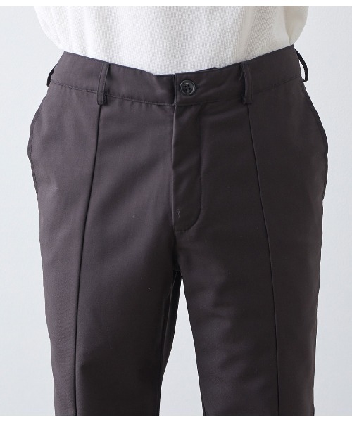 JUNRED（ジュンレッド）の「【WEB別注】センタースリットセミフレアパンツ（スラックス・メンズ・ブラック/ブラウン・S/M/L）」の19枚目の写真