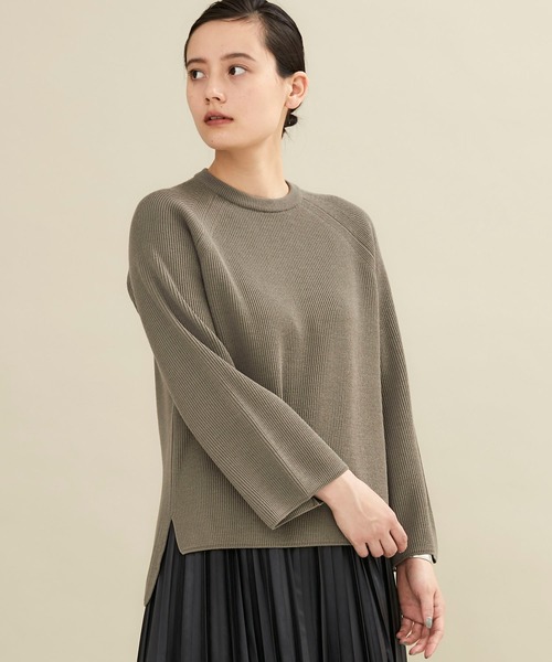 BATONER（バトナー）の「【BATONER】HARD TWIST WOOL CREW NECK - Mサイズ 