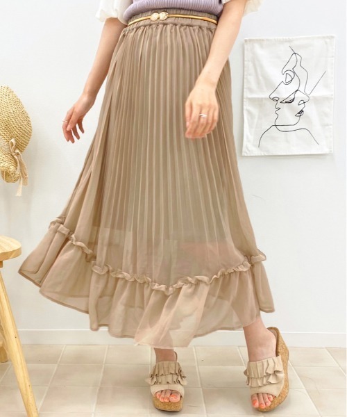 apres jour(アプレジュール)の「アシメプリーツスカート【ZOZOTOWN限定アイテム】(スカート・レディース・ベージュ/ダークブラウン/ブラック・フリー)」の11枚目の写真