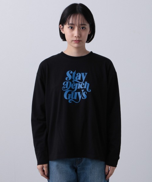 PAGEBOY（ページボーイ）の「クラシックロゴロンTEE /プリントロンT（Tシャツ/カットソー・レディース・ホワイト×レッド/ブラック/ホワイト×ブラック・FREE）」の6枚目の写真