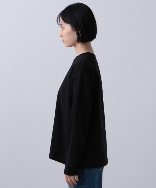 PAGEBOY（ページボーイ）の「クラシックロゴロンTEE /プリントロンT（Tシャツ/カットソー・レディース・ホワイト×レッド/ブラック/ホワイト×ブラック・FREE）」の7枚目の写真
