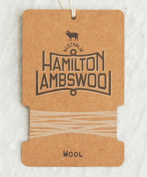 green label relaxing（グリーンレーベルリラクシング）の「[ ハミルトン ] HAMILTON SC アラン ハイネック プルオーバー ニット（ニット/セーター・レディース・オフホワイト/ベージュ/オレンジ系その他/ライム/コバルトブルー/ネイビー/ライラック・FREE）」の19枚目の写真