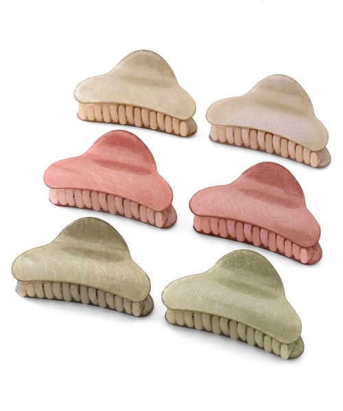 ANEMONE（アネモネ）の「ニュアンスカラーの煌めきバンス（バレッタ/ヘアクリップ・レディース・パープル/ネイビー/グリーン/グレー・FREE）」の11枚目の写真